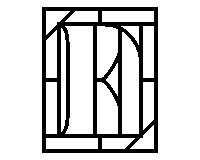 (image for) Alphabet easy tall corners "F"