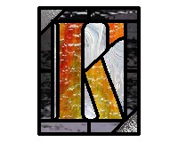 (image for) Alphabet easy tall corners "K"