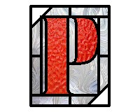 (image for) Alphabet easy tall corners "P"