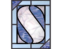 (image for) Alphabet easy tall corners "S"