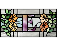(image for) Alphabet floral "E"
