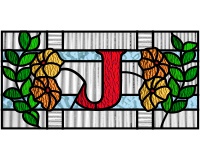 (image for) Alphabet floral "J"
