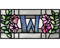 (image for) Alphabet floral "W" var 1