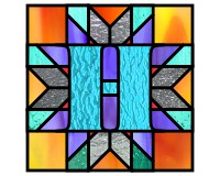 Alphabet lone star "H" var 2, + three more (image for) Alphabet lone star "H" var 2, + three more