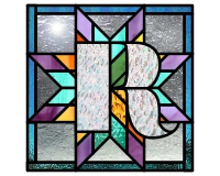 Alphabet lone star "R" variation 1 (border) (image for) Alphabet lone star "R" variation 1 (border)