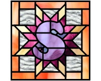 Alphabet lone star "S" var a and b (image for) Alphabet lone star "S" var a and b