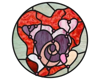 Alphabet memorial "C" round (image for) Alphabet memorial "C" round