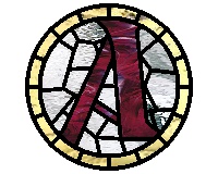 alphabet mosaic "A" border (image for) alphabet mosaic "A" border