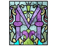 (image for) Alphabet ornate "M"