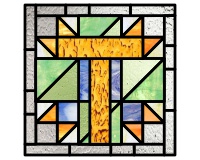 (image for) Alphabet-quilt block "T" var 1