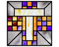 (image for) Alphabet-quilt block "T" var 3