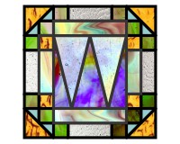 (image for) Alphabet-quilt block "W"