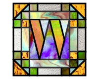 (image for) Alphabet-quilt block "W" 1