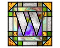 (image for) Alphabet-quilt block "W" 2