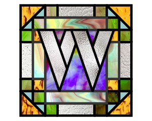 (image for) Alphabet-quilt block "W" 3