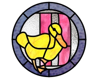 (image for) Animal alphabet - D is for duck, round