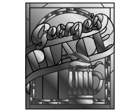 (image for) Beer mug and the name George's place