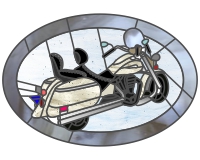 Bike - two seater 7 (oval - detailed) (image for) Bike - two seater 7 (oval - detailed)