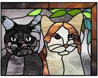 (image for) Black and white cats 2a (two cats)