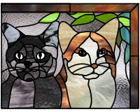 (image for) Black and white cats 2b (two cats)