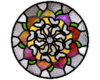 (image for) Butterfly 9 petal flower mandala 2