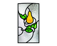 Cabinet - 7 - pear and leaves kitchen cabinet pattern - 1 (image for) Cabinet - 7 - pear and leaves kitchen cabinet pattern - 1