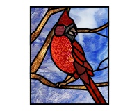 (image for) Cardinal with berry