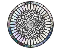 Chakra Sahasrara variation 1, pattern for stained glass (image for) Chakra Sahasrara variation 1, pattern for stained glass