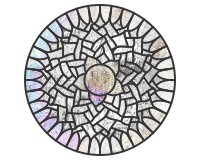 Chakra Sahasrara variation 4, pattern for stained glass mandala (image for) Chakra Sahasrara variation 4, pattern for stained glass mandala