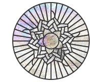 Chakra Sahasrara variation 6, mandala pattern round (image for) Chakra Sahasrara variation 6, mandala pattern round