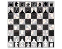 (image for) Chess board pattern for stained glass