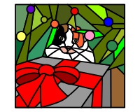 (image for) Christmas cat 1