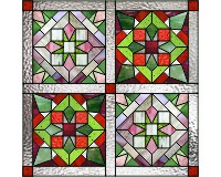 (image for) Christmas double quilt star x 4