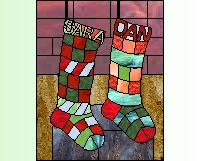 (image for) Christmas stockings with Sara and Dan