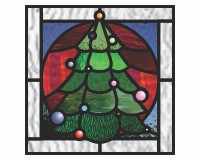 (image for) Christmas tree square with border