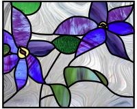 (image for) Clematis vine trellis lower middle