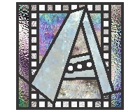 (image for) Contemporary "A" simpler, letter pattern for stained glass