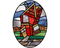 (image for) There was a crooked man, crooked house, simpler, no border