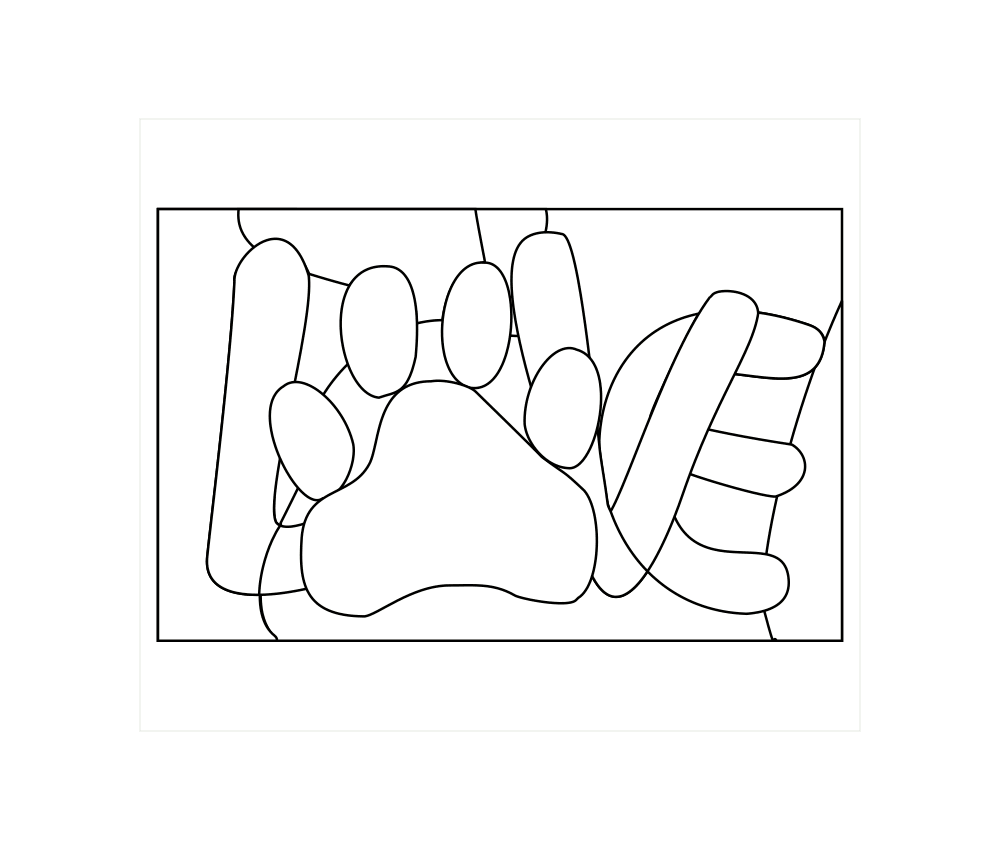 dog paw animation for these 16 patterns