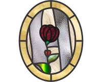 (image for) Easy oval alphabet "H" var 2