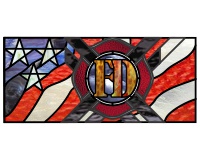 (image for) Flag and firemans logo 1
