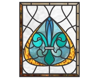 (image for) Fleur-de-lis 6 portrait