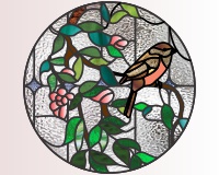 (image for) Flowers bird round