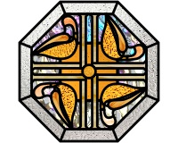 (image for) CROSS - Galilean cross with border