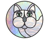 (image for) Glass cats, (redo) 1