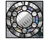 (image for) Graphene variation 1 stained glass pattern