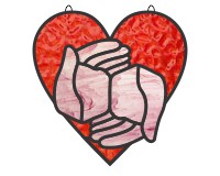 (image for) Hands heart suncatcher simpler