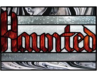 "Haunted var 1" for Halloween stained glass pattern (image for) "Haunted var 1" for Halloween stained glass pattern