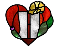 (image for) Heart and bouquet "H"