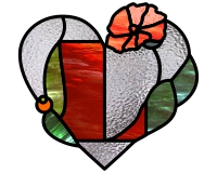 (image for) Heart and bouquet "L"